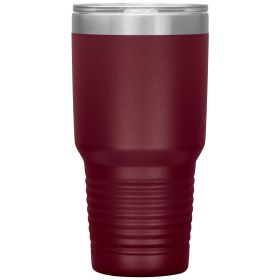 32 Oz Insulated Tumbler / Solid Colors (Color: Maroon)